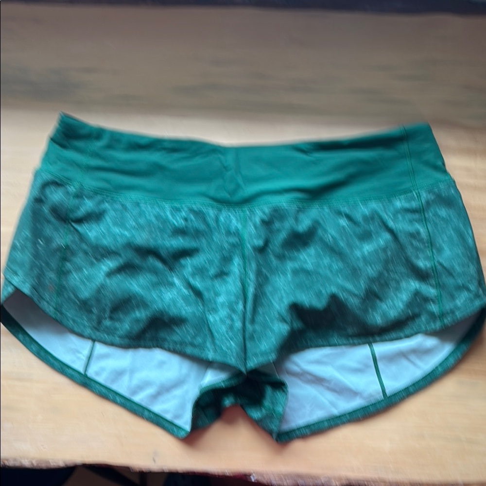 Lululemon Athletica Green Athletic Shorts